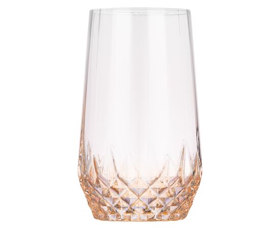 Набор стаканов Ardesto Black Mars Favola 460мл, 2шт, скло, прозоро-золотистий (AR2646GL), изображение 2