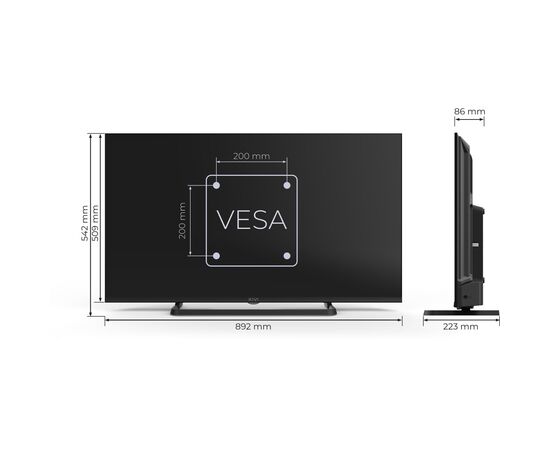 Телевізор Kivi 40F710QB, зображення 4 Телевізор Kivi 40F710QB, зображення 4