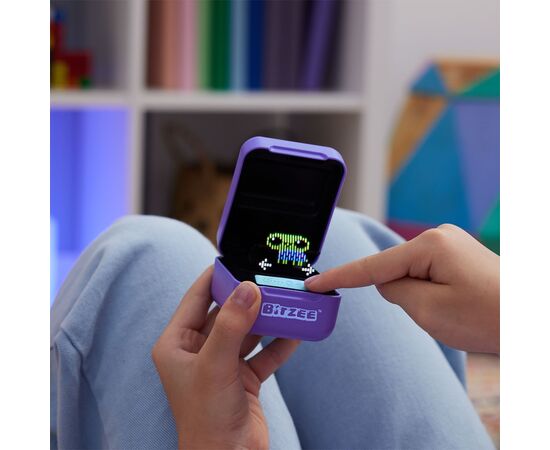 Интерактивная игрушка Bitzee с цифровыми героями - Мои пиксельные любимцы (фиолетовая) (6067790), изображение 8