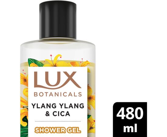 Гель для душа Lux Botanicals Иланг-иланг и центелла 480 мл (8720181499838), изображение 3 Гель для душа Lux Botanicals Иланг-иланг и центелла 480 мл (8720181499838), изображение 3