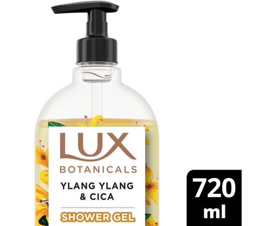 Гель для душа Lux Botanicals Иланг-иланг и центелла 720 мл (8720181499883), изображение 3 Гель для душа Lux Botanicals Иланг-иланг и центелла 720 мл (8720181499883), изображение 3