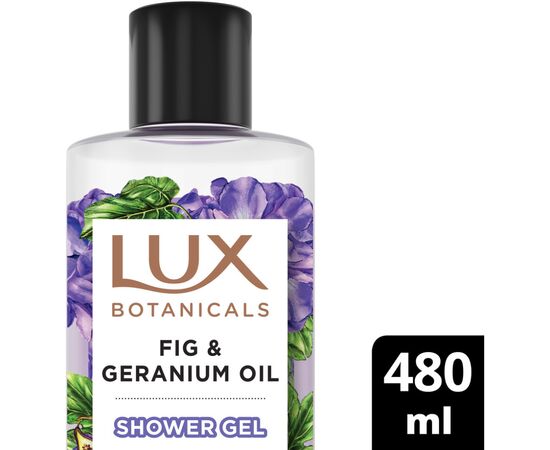 Гель для душа Lux Botanicals Инжир и масло герани 480 мл (8720181499821), изображение 3 Гель для душа Lux Botanicals Инжир и масло герани 480 мл (8720181499821), изображение 3