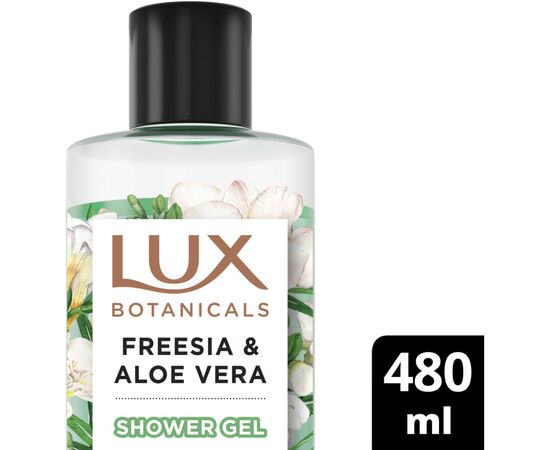 Гель для душа Lux Botanicals Фрезия и алоэ вера 480 мл (8720181499807), изображение 3 Гель для душа Lux Botanicals Фрезия и алоэ вера 480 мл (8720181499807), изображение 3