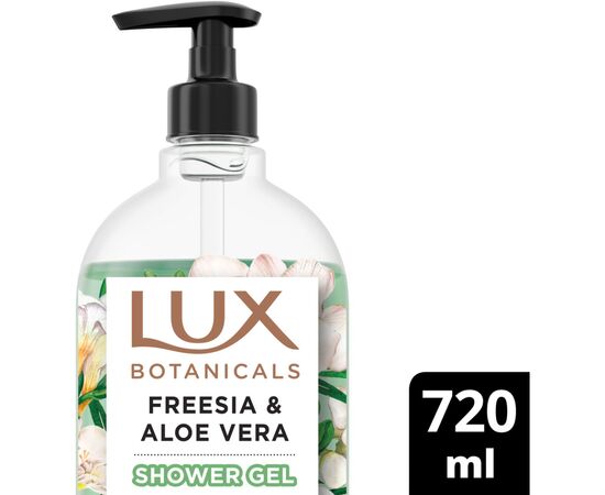 Гель для душа Lux Botanicals Фрезия и алоэ вера 720 мл (8720181499852), изображение 3 Гель для душа Lux Botanicals Фрезия и алоэ вера 720 мл (8720181499852), изображение 3