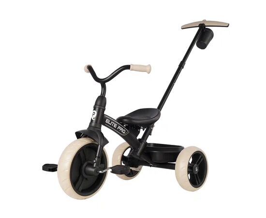 Дитячий велосипед QPlay Elite Pro триколісний Black (T10-BEliteProBlack)