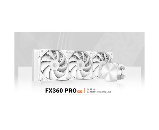 Система жидкостного охлаждения ID-Cooling FX360 Pro White, изображение 10 Система жидкостного охлаждения ID-Cooling FX360 Pro White, изображение 10
