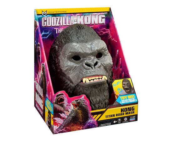 Интерактивная игрушка Godzilla vs. Kong Маска Конга (звук) (35672), изображение 4 Интерактивная игрушка Godzilla vs. Kong Маска Конга (звук) (35672), изображение 4
