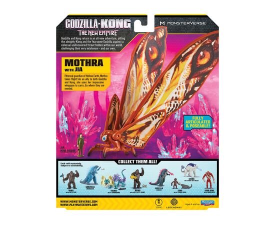Фигурка Godzilla vs. Kong набор - Мотра с Джией (35207), изображение 6 Фигурка Godzilla vs. Kong набор - Мотра с Джией (35207), изображение 6