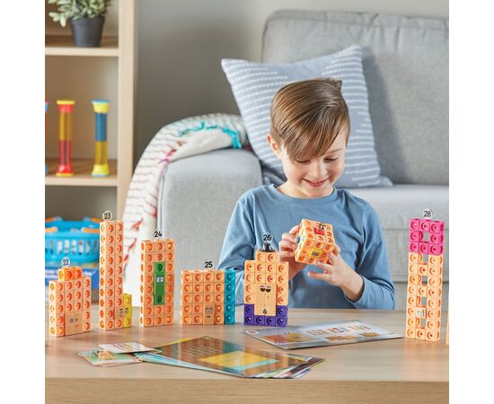Ігровий набір Learning Resources навчальний серії Numberblocks - Вчимося рахувати 21-30 MathLink (HM96321-UK), зображення 10 Ігровий набір Learning Resources навчальний серії Numberblocks - Вчимося рахувати 21-30 MathLink (HM96321-UK), зображення 10