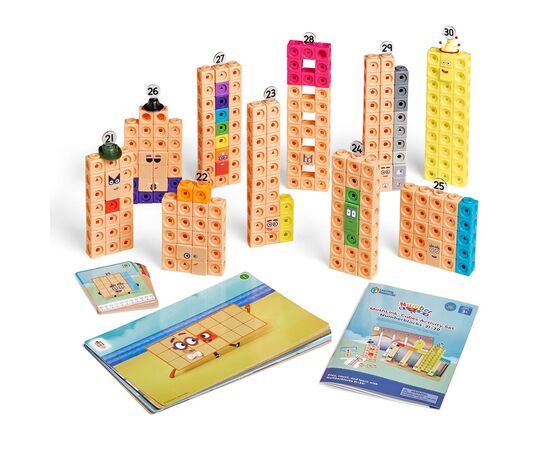 Ігровий набір Learning Resources навчальний серії Numberblocks - Вчимося рахувати 21-30 MathLink (HM96321-UK), зображення 12 Ігровий набір Learning Resources навчальний серії Numberblocks - Вчимося рахувати 21-30 MathLink (HM96321-UK), зображення 12