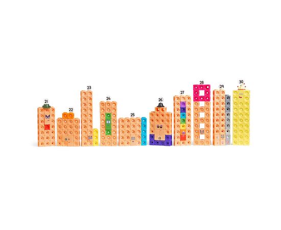 Ігровий набір Learning Resources навчальний серії Numberblocks - Вчимося рахувати 21-30 MathLink (HM96321-UK), зображення 5 Ігровий набір Learning Resources навчальний серії Numberblocks - Вчимося рахувати 21-30 MathLink (HM96321-UK), зображення 5