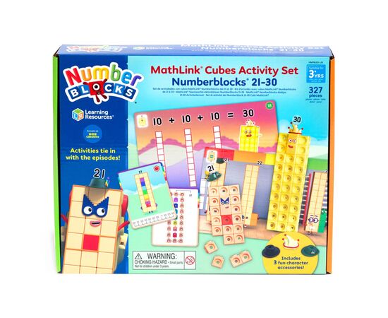 Игровой набор Learning Resources обучающий серии Numberblocks - Учимся считать 21-30 MathLink (HM96321-UK)