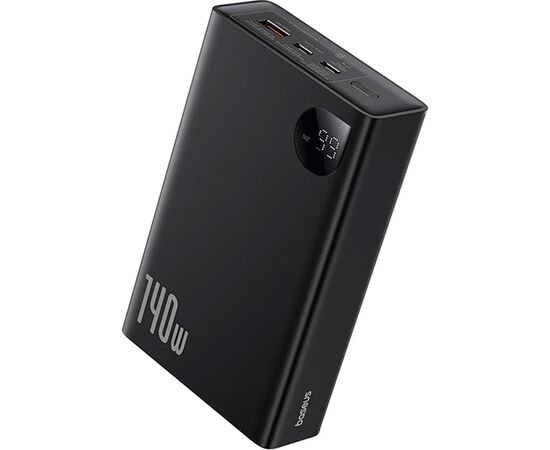 Батарея универсальная Baseus Adaman Metal Digital Display 24000mAh 140W, Black (P10021508113-00) (P10021507112-02), изображение 2 Батарея универсальная Baseus Adaman Metal Digital Display 24000mAh 140W, Black (P10021508113-00) (P10021507112-02), изображение 2