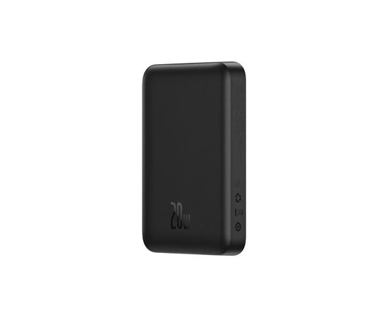 Батарея универсальная Baseus Wireless Magnetic Mini 10000mAh 20W, Black (PPCX030001\PPCXM10) (P10022100112-00), изображение 4 Батарея универсальная Baseus Wireless Magnetic Mini 10000mAh 20W, Black (PPCX030001\PPCXM10) (P10022100112-00), изображение 4