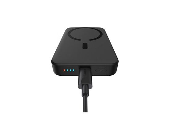 Батарея универсальная Baseus Wireless Magnetic Mini 10000mAh 20W, Black (PPCX030001\PPCXM10) (P10022100112-00), изображение 6 Батарея универсальная Baseus Wireless Magnetic Mini 10000mAh 20W, Black (PPCX030001\PPCXM10) (P10022100112-00), изображение 6