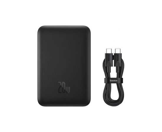 Батарея универсальная Baseus Wireless Magnetic Mini 10000mAh 20W, Black (PPCX030001\PPCXM10) (P10022100112-00), изображение 7 Батарея универсальная Baseus Wireless Magnetic Mini 10000mAh 20W, Black (PPCX030001\PPCXM10) (P10022100112-00), изображение 7