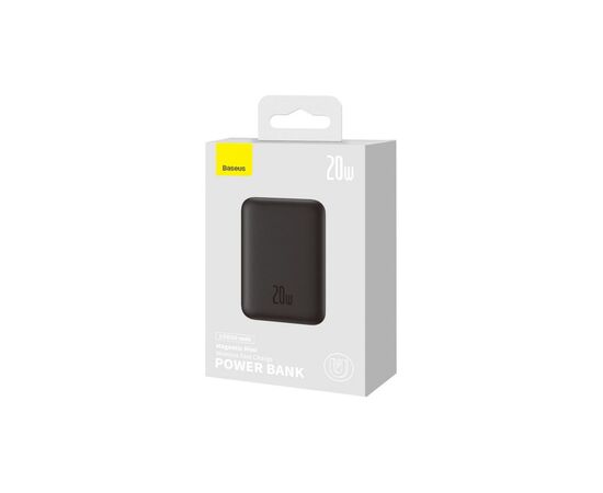 Батарея универсальная Baseus Wireless Magnetic Mini 10000mAh 20W, Black (PPCX030001\PPCXM10) (P10022100112-00), изображение 8 Батарея универсальная Baseus Wireless Magnetic Mini 10000mAh 20W, Black (PPCX030001\PPCXM10) (P10022100112-00), изображение 8
