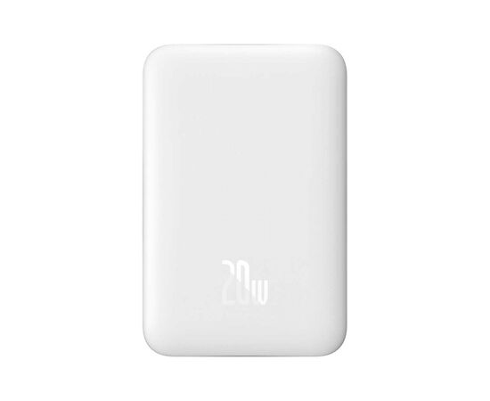 Батарея універсальна Baseus Wireless Magnetic Mini 10000mAh 20W, White (PPCX030002\PPCXM10) (P10022100212-00)
