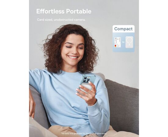 Батарея универсальная Baseus Magnetic Mini 10000mAh 30W, White (PPCX110002\PPCXM1030) (P10022105212-01), изображение 8 Батарея универсальная Baseus Magnetic Mini 10000mAh 30W, White (PPCX110002\PPCXM1030) (P10022105212-01), изображение 8