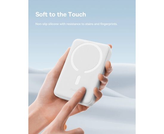 Батарея универсальная Baseus Magnetic Mini 10000mAh 30W, White (PPCX110002\PPCXM1030) (P10022105212-01), изображение 9 Батарея универсальная Baseus Magnetic Mini 10000mAh 30W, White (PPCX110002\PPCXM1030) (P10022105212-01), изображение 9