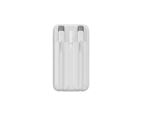 Батарея универсальная Baseus Comet 20000mAh 30W, White (P10022509222-00) (P10022509212-00), изображение 2 Батарея универсальная Baseus Comet 20000mAh 30W, White (P10022509222-00) (P10022509212-00), изображение 2