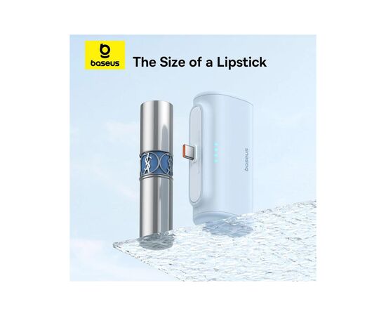 Батарея универсальная Baseus Compact 4900mAh 20W Type-C, White (PPWC05T) (P10068302212-00), изображение 5 Батарея универсальная Baseus Compact 4900mAh 20W Type-C, White (PPWC05T) (P10068302212-00), изображение 5