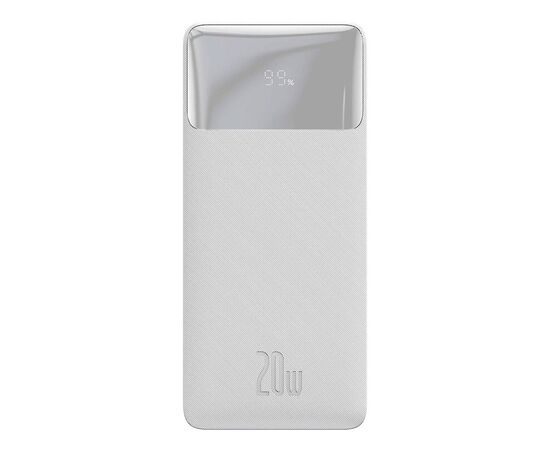 Батарея універсальна Baseus Bipow Overseas 30000mAh 20W, White (PPBD050402)