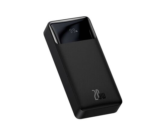 Батарея универсальная Baseus Bipow Digital Display 20000mAh 20W, Black (PPDML-M01) (PPBD050501), изображение 2 Батарея универсальная Baseus Bipow Digital Display 20000mAh 20W, Black (PPDML-M01) (PPBD050501), изображение 2