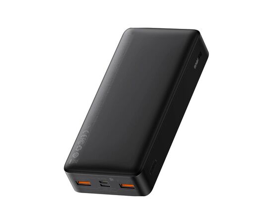 Батарея универсальная Baseus Bipow Digital Display 20000mAh 20W, Black (PPDML-M01) (PPBD050501), изображение 4 Батарея универсальная Baseus Bipow Digital Display 20000mAh 20W, Black (PPDML-M01) (PPBD050501), изображение 4