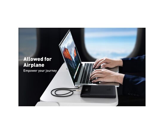 Батарея универсальная Baseus Blade Digital Display 20000mAh PD/100W, Black (PPDGL-01, PPBLD100-S) (PPBL000201), изображение 9 Батарея универсальная Baseus Blade Digital Display 20000mAh PD/100W, Black (PPDGL-01, PPBLD100-S) (PPBL000201), изображение 9