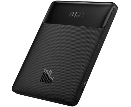 Батарея универсальная Baseus Blade Digital Display 20000mAh PD/100W, Black (PPDGL-01, PPBLD100-S) (PPBL000201) Батарея универсальная Baseus Blade Digital Display 20000mAh PD/100W, Black (PPDGL-01, PPBLD100-S) (PPBL000201)
