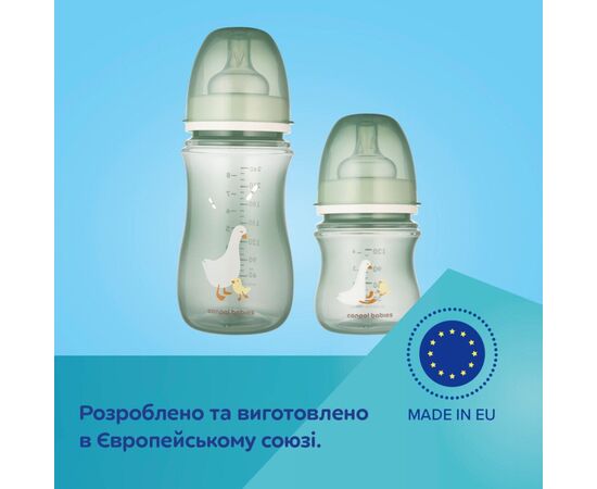 Бутылочка для кормления Canpol babies Easystart - Гусь антиколиковая с широким отверстием 120 мл (35/244), изображение 12 Бутылочка для кормления Canpol babies Easystart - Гусь антиколиковая с широким отверстием 120 мл (35/244), изображение 12
