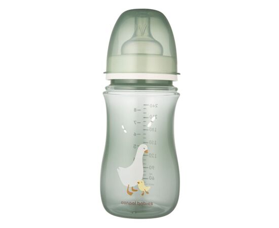Пляшечка для годування Canpol babies Easystart - Гуси антиколікова з широким отвором 120 мл (35/244)