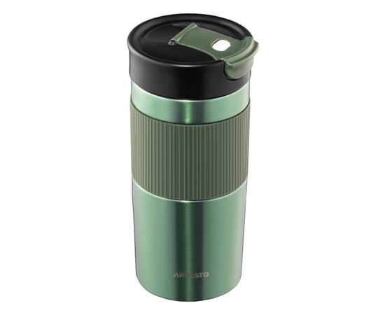 Термокружка Ardesto Comfort нержавіюча сталь зелений 450 мл (AR2645CMG), зображення 3