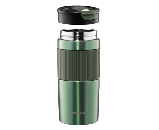 Термокружка Ardesto Comfort нержавіюча сталь зелений 450 мл (AR2645CMG), зображення 4