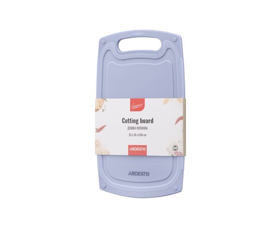 Разделочная доска Ardesto Gemini 33 х 20 х 0.85 см пластик, сірий (AR1433GR)