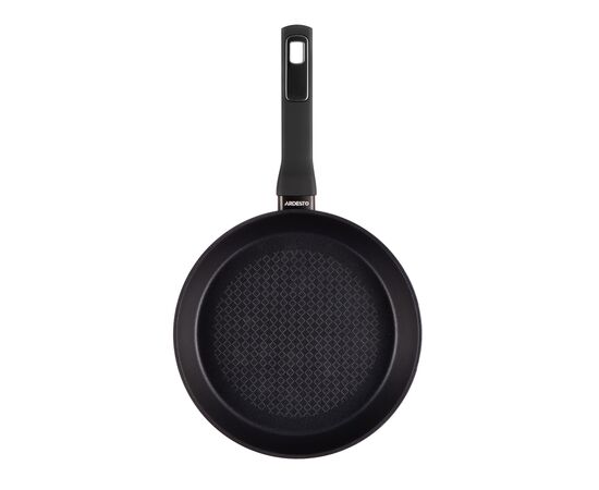 Сковорода Ardesto Gemini Lucca, 24см, алюміній, чорний (AR1924GMI), изображение 4 Сковорода Ardesto Gemini Lucca, 24см, алюміній, чорний (AR1924GMI), изображение 4