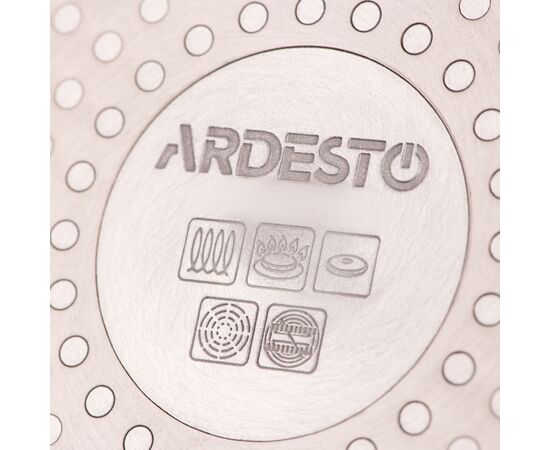 Сковорода Ardesto Gemini Lucca, 24см, алюміній, чорний (AR1924GMI), изображение 8 Сковорода Ardesto Gemini Lucca, 24см, алюміній, чорний (AR1924GMI), изображение 8