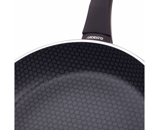 Сковорода Ardesto Gemini Salerno, 26см, алюміній, чорний (AR1326A), изображение 5 Сковорода Ardesto Gemini Salerno, 26см, алюміній, чорний (AR1326A), изображение 5