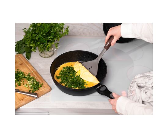 Сковорода Ardesto Gemini Bari, 24см, алюміній, чорний (AR1224B), изображение 3 Сковорода Ardesto Gemini Bari, 24см, алюміній, чорний (AR1224B), изображение 3
