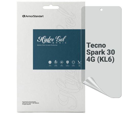 Пленка защитная Armorstandart Matte Tecno Spark 30 4G (KL6) (ARM81386)