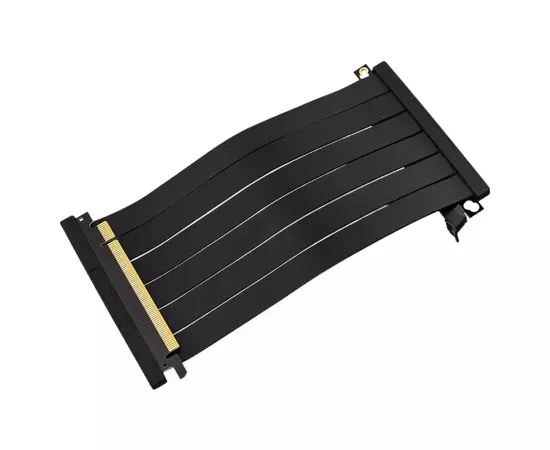 Райзер PcCooler Vertical GPU RISER CABLE PCI-E BK 4.0 185мм PCI-E4.0X16 Чор (RC185 BK 4.0), изображение 2 Райзер PcCooler Vertical GPU RISER CABLE PCI-E BK 4.0 185мм PCI-E4.0X16 Чор (RC185 BK 4.0), изображение 2