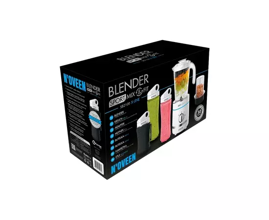 Блендер Noveen SB2100 (Sport Mix & Fit), изображение 10 Блендер Noveen SB2100 (Sport Mix & Fit), изображение 10