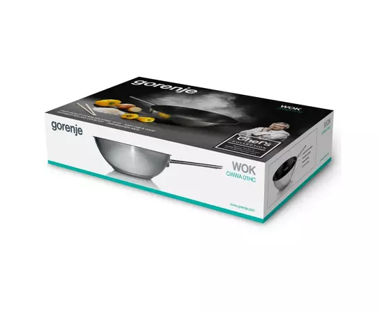 Сковорода Gorenje WOK 30 см (CWWA01HC), изображение 2 Сковорода Gorenje WOK 30 см (CWWA01HC), изображение 2
