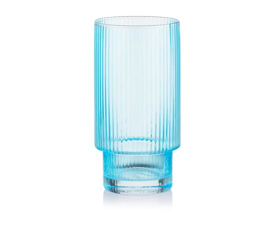 Набір склянок Ardesto 380мл, 2шт, скло, блакитний (AR2638SBL)
