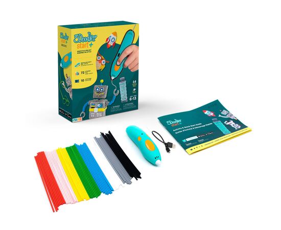3D - ручка 3Doodler Start Plus - КРЕАТИВ (72 стержня) (SPLUS)