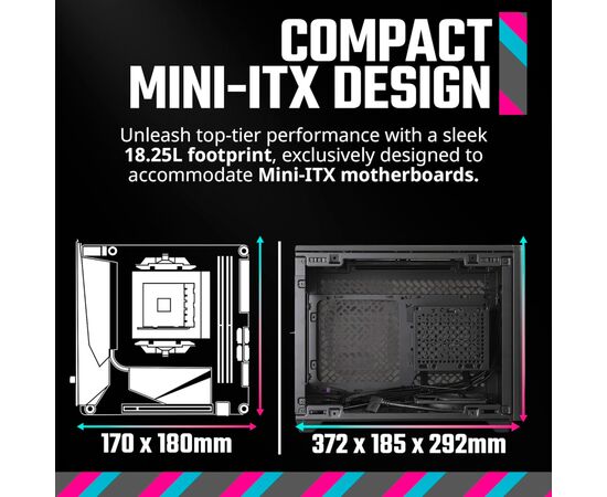 Корпус CoolerMaster NR200PV2-KCNN-S00, изображение 11 Корпус CoolerMaster NR200PV2-KCNN-S00, изображение 11