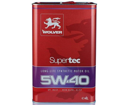 Моторна олива Wolver Supertec 5W-40 4л (4260360940019)