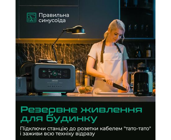 Зарядна станція Zendure SuperBase Pro 1500 Black (ZDSBP1500-BK-EU), зображення 2 Зарядна станція Zendure SuperBase Pro 1500 Black (ZDSBP1500-BK-EU), зображення 2