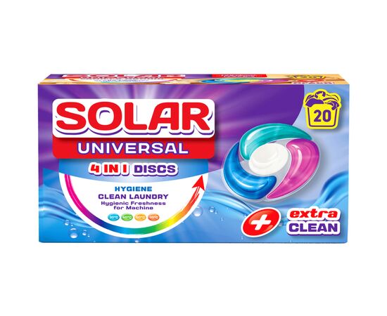 Капсули для прання Solar Household Universal 20 шт. (4820269930230)